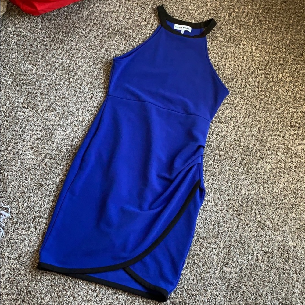 Blue Fitted Dress